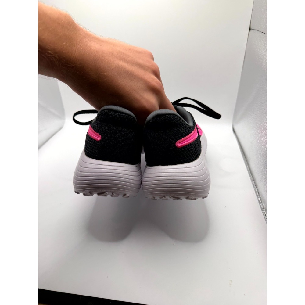 Reebok Lite 3.0 GZ0237 Womens 6 Sneaker Black Atomic Pink Lace Up Running Shoes - Picture 3 of 9